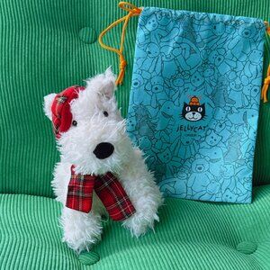 Jellycat Winter Warmer Munro Scottie Dog– Authentic, NWT, Holiday gift (Retired)